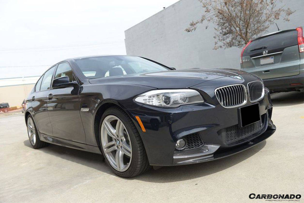 2011-2016 BMW F10 5 Series M-Tech MP Style Carbon Fiber Front Lip