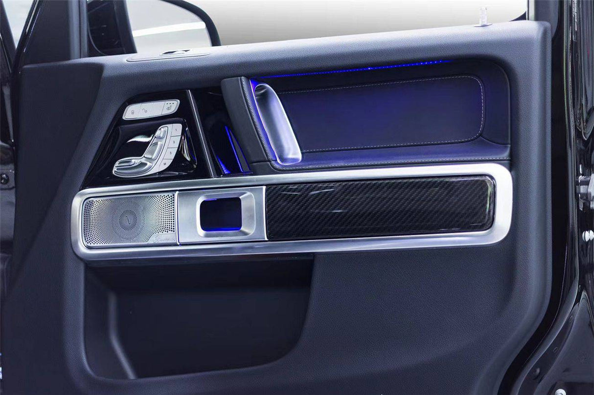 2019-2022 Mercedes Benz G Wagon W464 Dry Carbon Fiber Door Patch Replacement Carbonado (OE) Fits: G550, G63 AMG