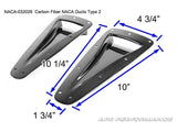 Carbon Fiber Universal Fitment Curved NACA Ducts