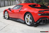 DarwinPRO 2022-2026 Ferrari 296 GTB & GTS Type F171 iMP Style Carbon Fiber Side Skirts