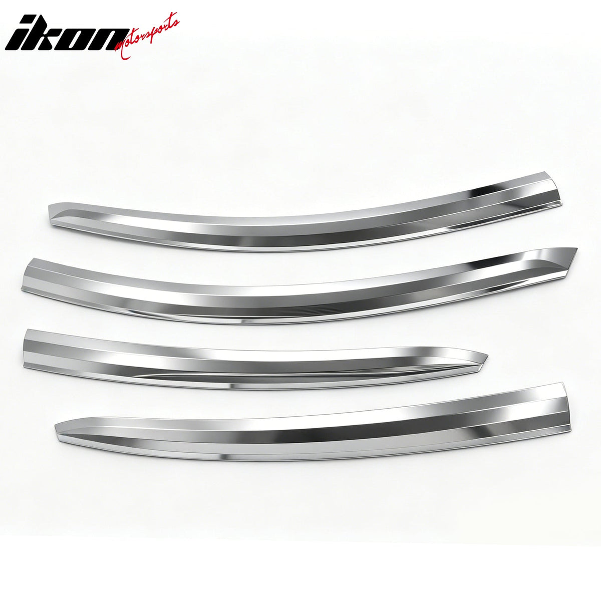 2010-2017 Hyundai Accent Sedan 4-Door Chrome Window Visor Acrylic ABS 4PCS