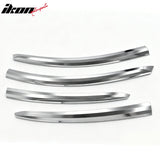 2010-2017 Hyundai Accent Sedan 4-Door Chrome Window Visor Acrylic ABS 4PCS