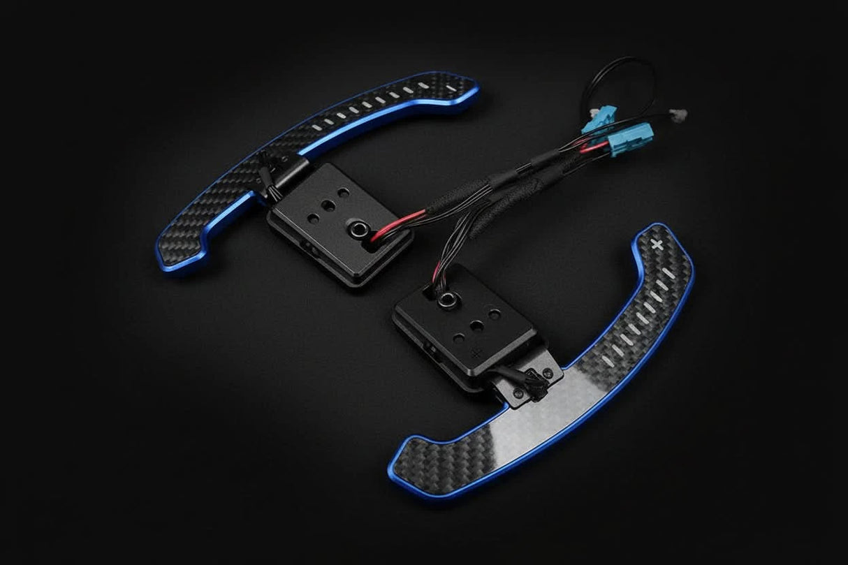 BMW F-Series Carbon Fiber LED Race Display Steering Wheel – Performance Interior Upgrade