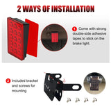 F1-Style LED Rear Brake Light – 12V Strobe & Running Light Warning Lamp (Universal Fit)
