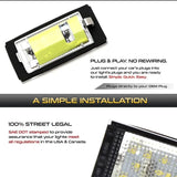 CAN-Bus Error-Free LED License Plate Lights – BMW E46 3 Series (1998–2007)