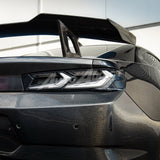 2016-2018 Camaro RS/SS/ZL1 Gloss Double Sided Carbon Fiber Rear Bumper w/Rear Diffuser Quad Tips 1pc