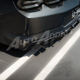 2019-2025 Camaro RS/SS/ZL1 Gloss Double Sided Carbon Fiber Rear Bumper w/Rear Diffuser Quad Tips 1pc
