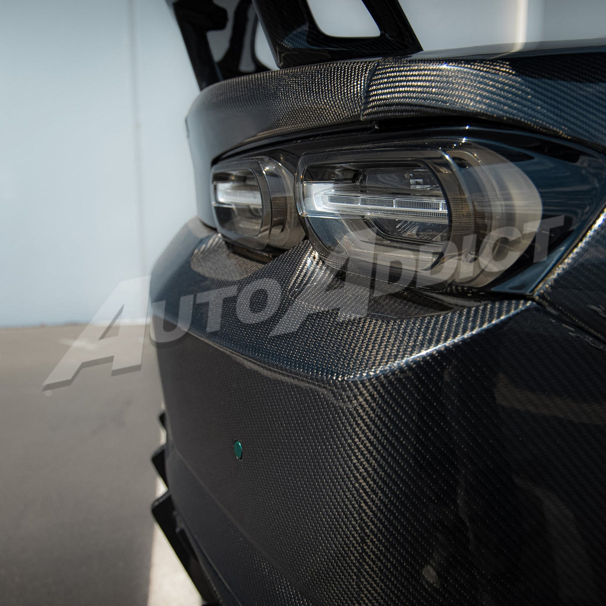 2019-2025 Camaro RS/SS/ZL1 Gloss Double Sided Carbon Fiber Rear Bumper w/Rear Diffuser Quad Tips 1pc