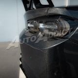 2019-2025 Camaro RS/SS/ZL1 Gloss Double Sided Carbon Fiber Rear Bumper w/Rear Diffuser Quad Tips 1pc