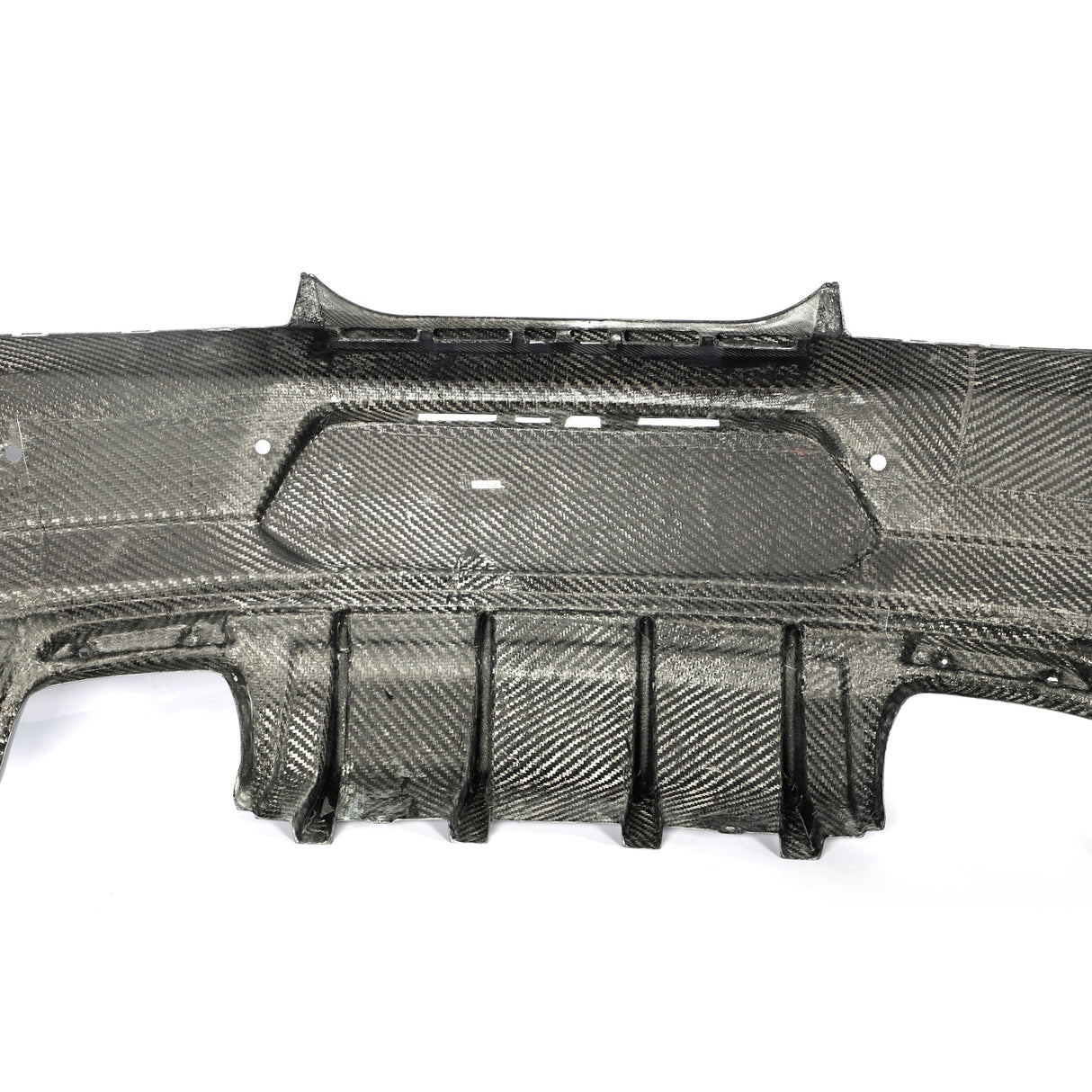 2016-2018 Camaro RS/SS/ZL1 Gloss Double Sided Carbon Fiber Rear Bumper w/Rear Diffuser Quad Tips 1pc