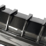 2016-2018 Camaro RS/SS/ZL1 Gloss Double Sided Carbon Fiber Rear Bumper w/Rear Diffuser Quad Tips 1pc
