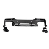 2024–2026 Mustang S650 Heritage SC™ V-Shaped Dry Gloss Carbon Fiber Rear Diffuser Rectangular-Exit Quad Tips