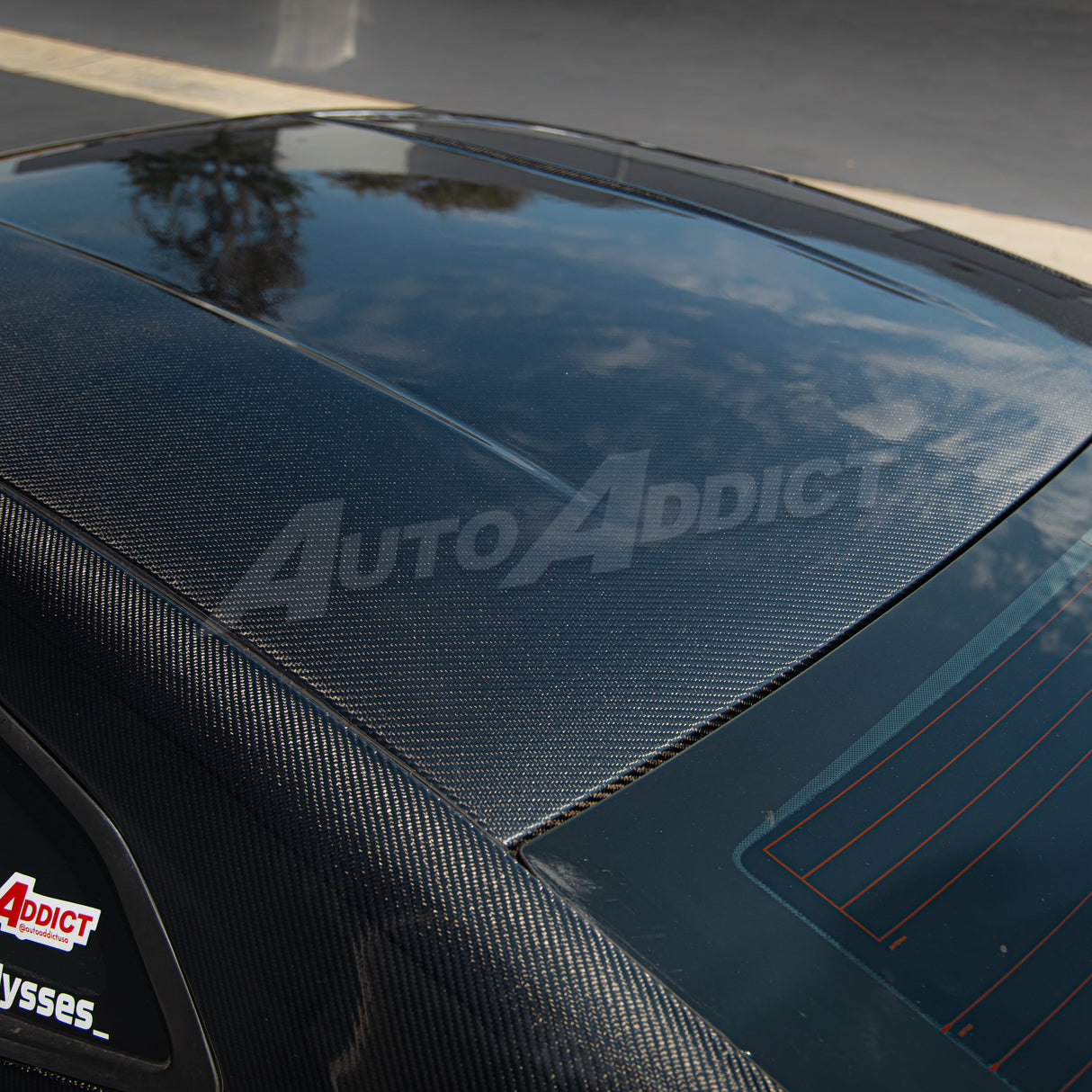 2016-2025 Camaro RS/SS/ZL1 Gloss Carbon Fiber Roof Track Kit