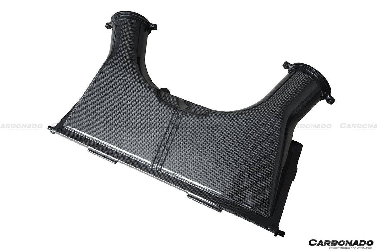 2015-2023 Ferrari Dry Carbon Fiber Airbox Carbonado (OE) Fits: F8, 488 GTB and Spider, 488 Pista, 488 Pista Spider