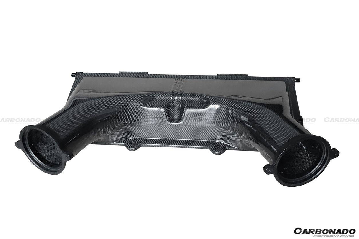 2015-2023 Ferrari Dry Carbon Fiber Airbox Carbonado (OE) Fits: F8, 488 GTB and Spider, 488 Pista, 488 Pista Spider