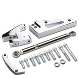 55-68 Chevrolet SBC Short Water Pump Alternator Bracket Set - Aluminum