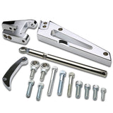 Chevrolet BBC Short Water Pump Alternator Bracket Set - Chrome