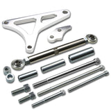 Ford SBF 351W Windsor Chrome Alternator Bracket Set