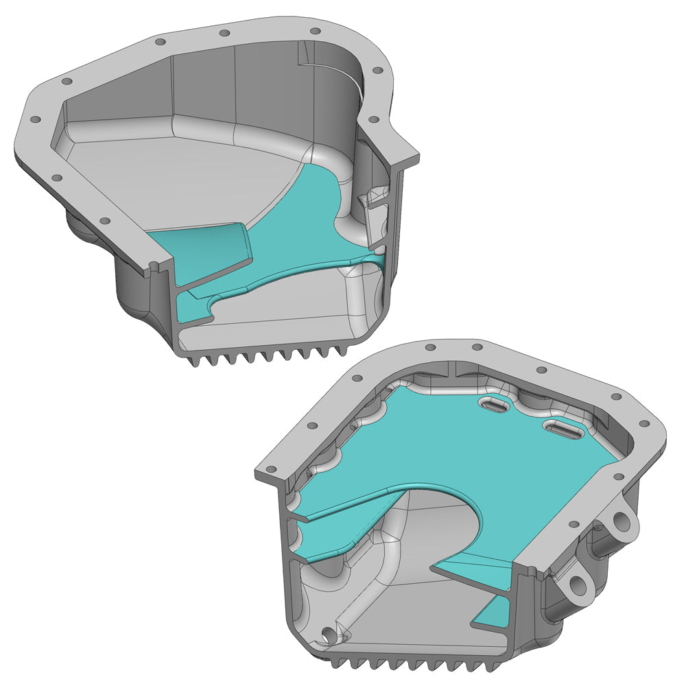 Aluminum Oil Pan Sump 4.22 quarts (4.0L) for VW 1.8 2.0 8V 16V