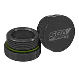 Power Steering Tank Firewall Mount (Right Inlet) - Black Cap