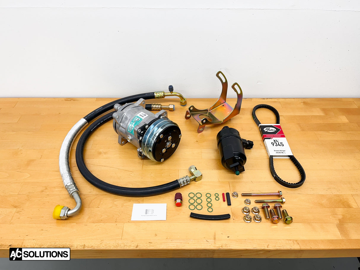 A/C Solutions BMW E24 Sanden Compressor Conversion Kit