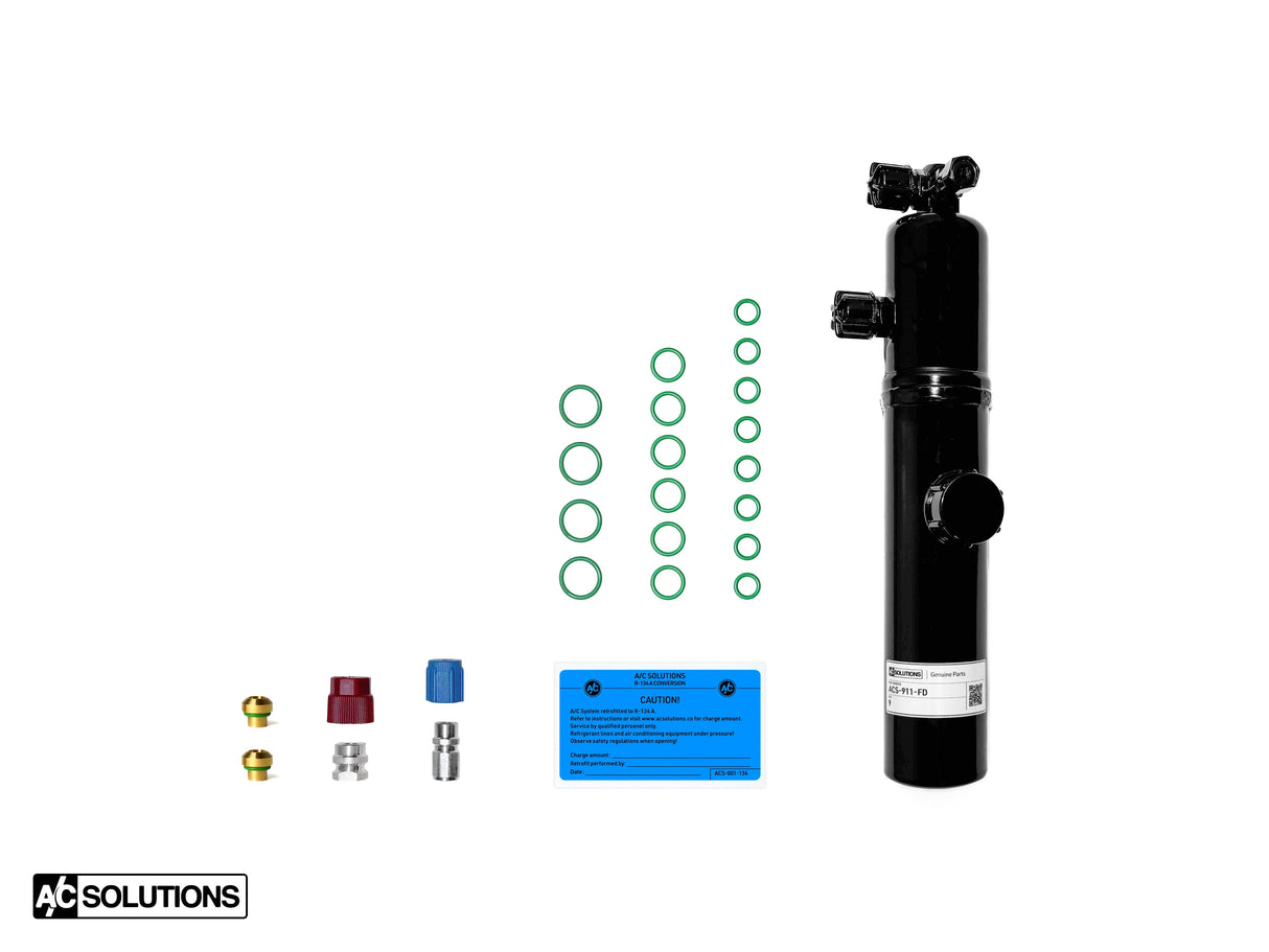 A/C Solutions Porsche 911/930 R134a Retrofit Kit (1978-1989)