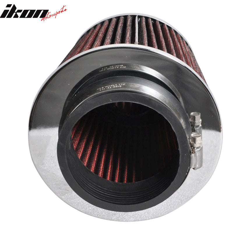 Fits 3.5in Race Cold Airintake Cone Filter Red 88-01integra