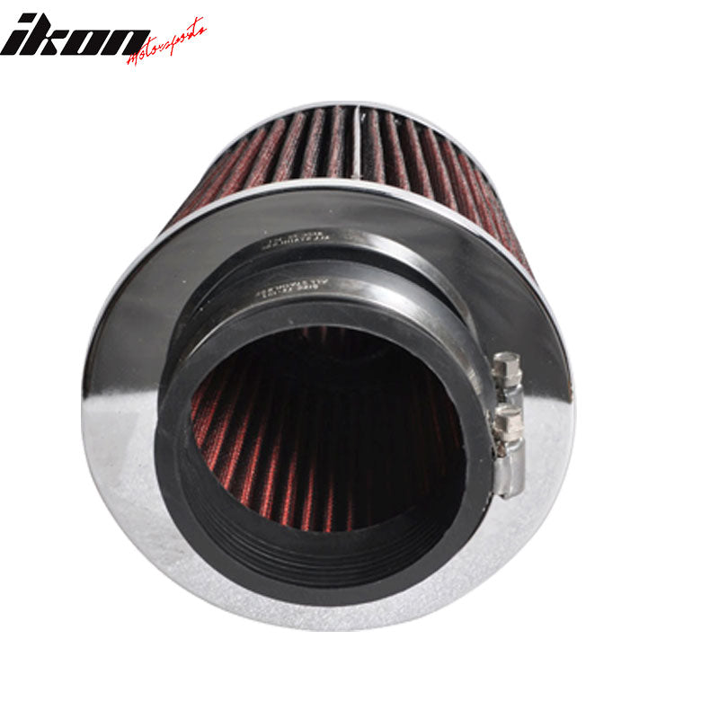 Fits 3.5in Race Cold Airintake Cone Filter Red 02-11 Lancer