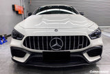 2019-2023 Mercedes Benz AMG GT63S 4Door Coupe X290 OEM Style Carbon Fiber Middle Front Lip