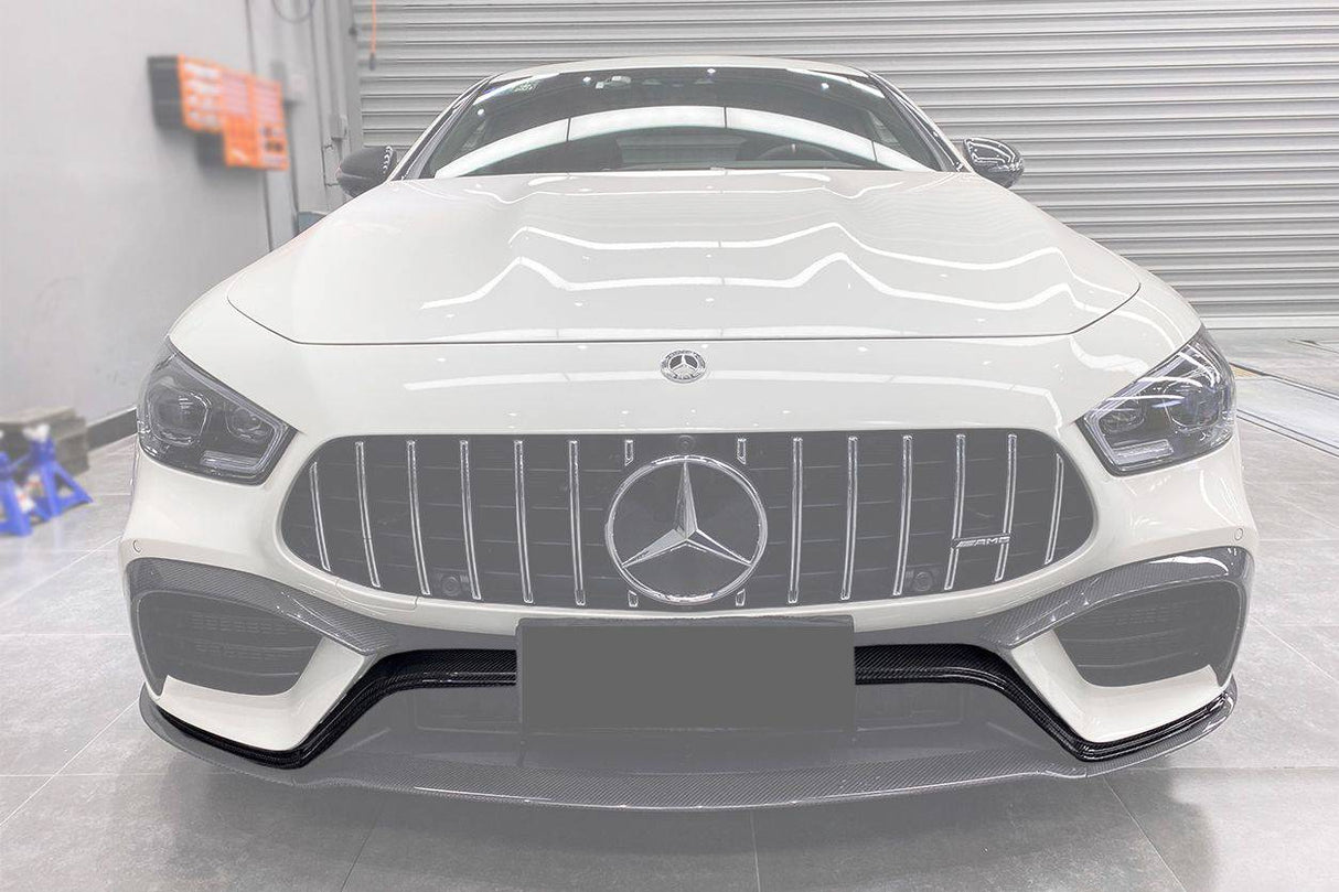 2019-2023 Mercedes Benz AMG GT63S 4Door Coupe X290 OEM Style Carbon Fiber Middle Front Lip