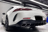 2019-2023 Mercedes Benz AMG GT63  S 4Door Coupe X290 OEM Style Carbon Fiber Rear Canards