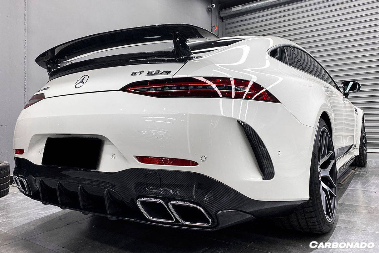 2019-2023 Mercedes Benz AMG GT63  S 4Door Coupe X290 OEM Style Carbon Fiber Rear Diffuser