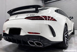2019-2023 Mercedes Benz AMG GT63  S 4Door Coupe X290 OEM Style Carbon Fiber Rear Canards