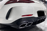 2019-2023 Mercedes Benz AMG GT63  S 4Door Coupe X290 OEM Style Carbon Fiber Rear Canards