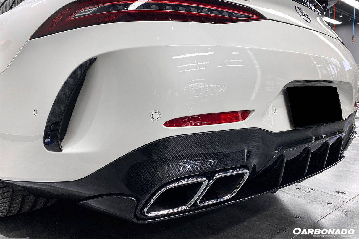 2019-2023 Mercedes Benz AMG GT63  S 4Door Coupe X290 OEM Style Carbon Fiber Rear Diffuser