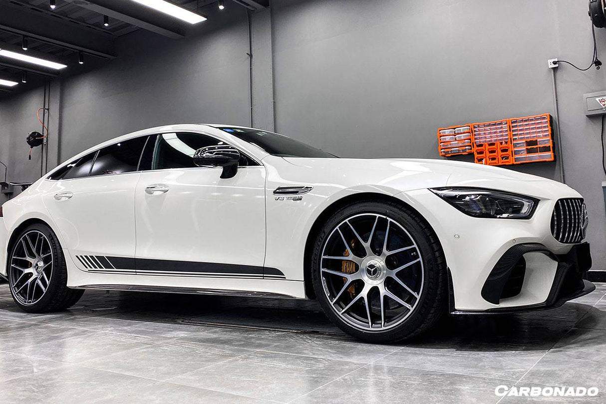 2019-2023 Mercedes Benz AMG GT63 S 4Door Coupe X290 OEM Style Carbon Fiber Side Skirts