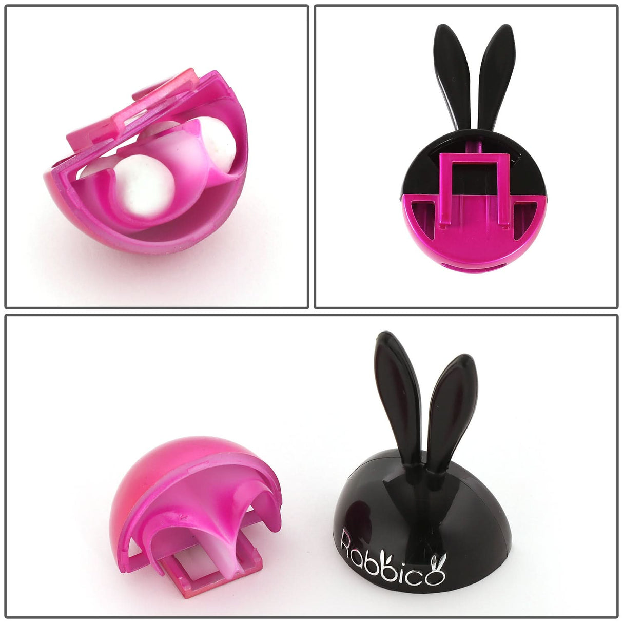 Rabbico Air Shine 2 White Musk Air Freshener - Rabbit Ear Vent Clip