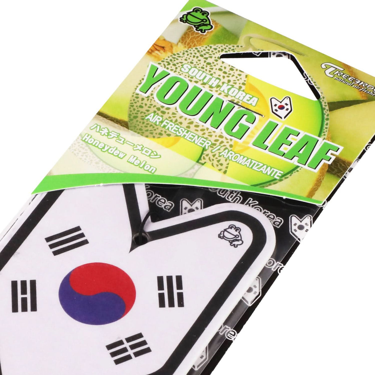 Young Leaf Honeydew Melon Paper Hanging Air Freshener