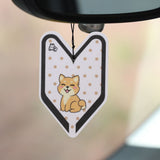 Young Leaf Shiba JDM Squash Paper Hanging Air Freshener