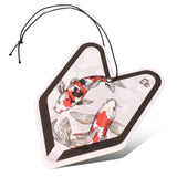 Young Leaf Lucky Koi Lychee Squash Paper Hanging Air Freshener