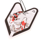 Young Leaf Lucky Koi Lychee Squash Paper Hanging Air Freshener