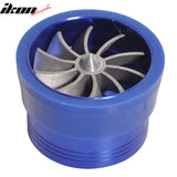 Universal Fitment Tornado Style Blue Air Intake Turbo Gas Saver Fan