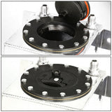 1 Gallon Aluminum Fuel Cell Gas Tank - Polished Bottom Feed