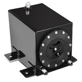1-Gallon Aluminum Fuel Cell Gas Tank with Black Cap Bottom-Feed