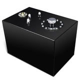 12 Gallon Aluminum Fuel Cell Gas Tank with Level Sender - Black