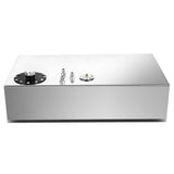 17 Gallon Aluminum Fuel Cell Gas Tank with Level Sender - Polished