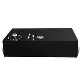 17 Gallon Fuel Cell Gas Tank Bottom-Feed Flat Black Aluminum