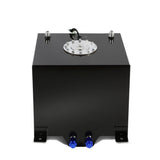 5 Gallon Aluminum Fuel Cell Gas Tank with Level Sender - Black