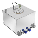 8 Gallon Aluminum Fuel Cell Gas Tank with Level Sender - Polished