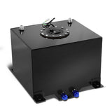 8 Gallon Aluminum Fuel Cell Gas Tank with Level Sender - Black